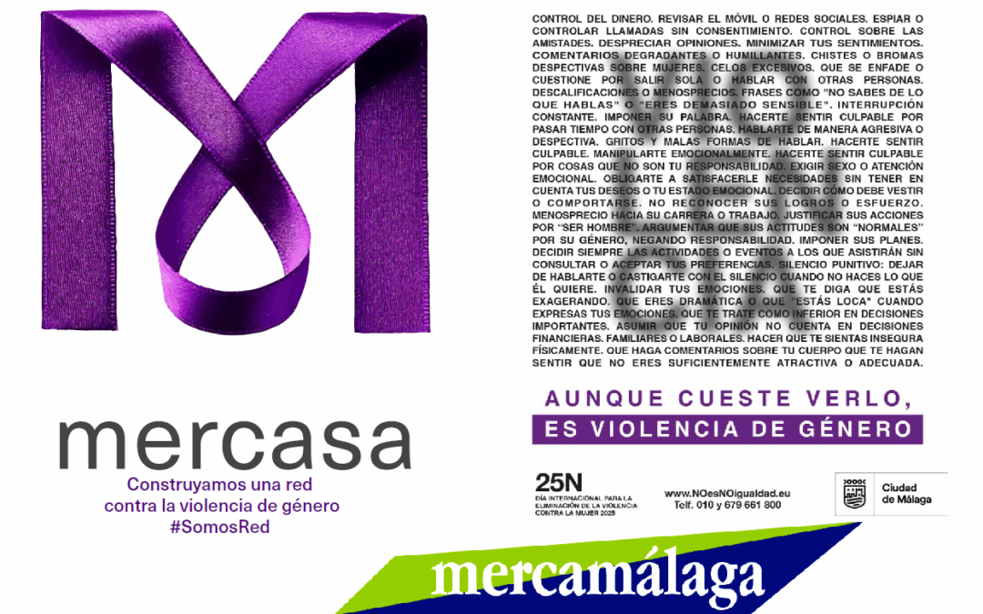 MERCAMÁLAGA, MERCASA y Ayuntamiento de Málaga contra la violencia de género