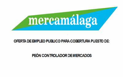 OFERTA EMPLEO PÚBLICO: PEÓN CONTROLADOR DE MERCADOS